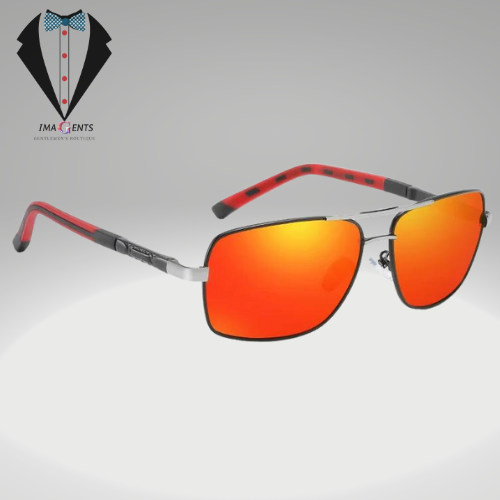 Quality Retro Rectangle UV400 Driving Sunglasses