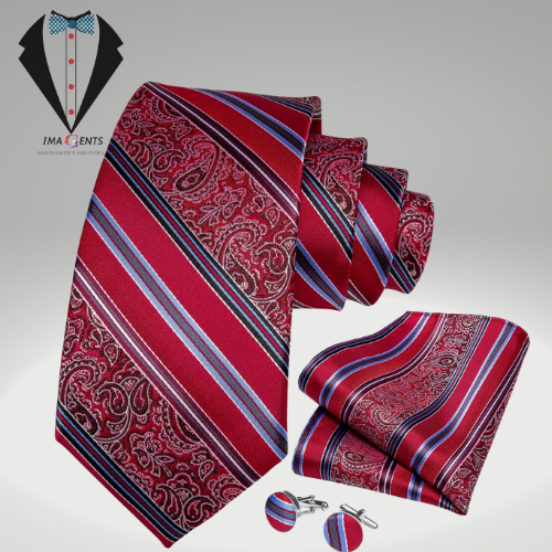 Striped Dot Fashion Men's Silk Ties