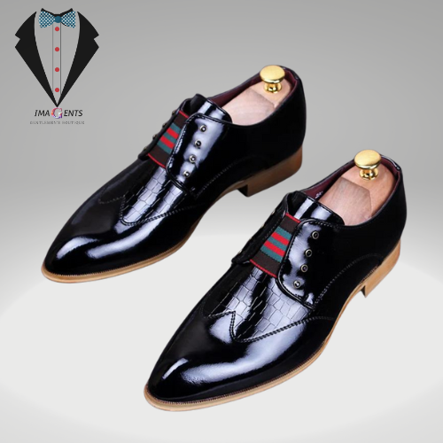 Slip-On Oxford Leather Shoes