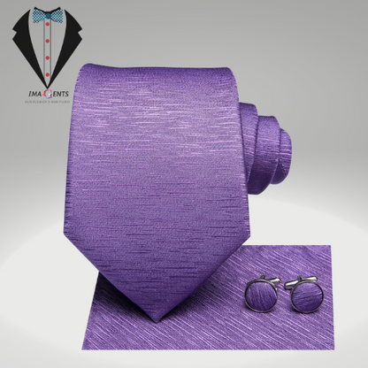 Light Purple Solid Tie For Men