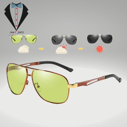 Chameleon Anti-Glare Day Night Driving Sunglasses