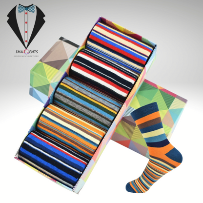 Mens Socks Chromatic Stripe