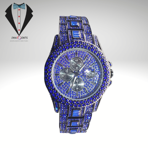 Diamond cheap blue watches