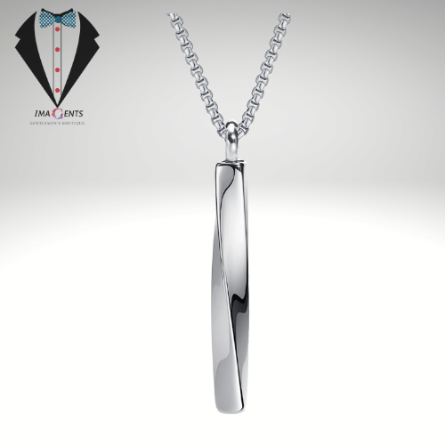 Mobius Bar Pendant Necklaces