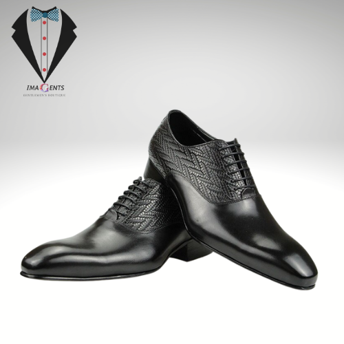 High Grade Black Leather Shoes