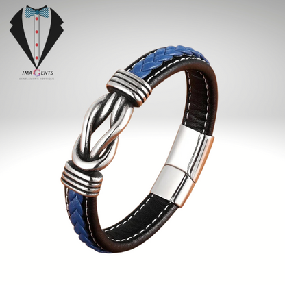 Leather Bracelet Stainless Steel Bracelet