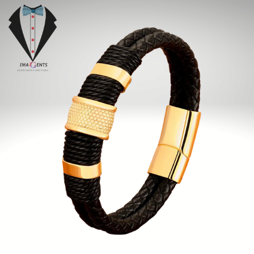 Woven Leather Rope Bracelet