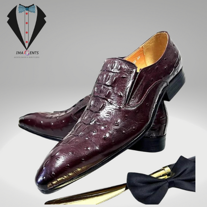 Italian Genuine Crocodile Leather Men Shoes