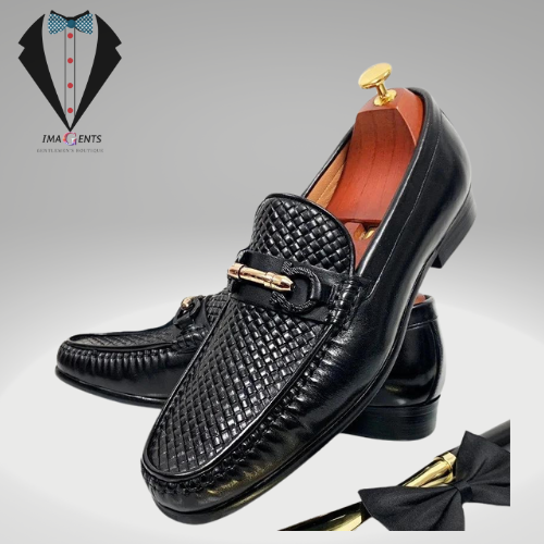 Horsebit Loafers Slip-On Leather Shoes