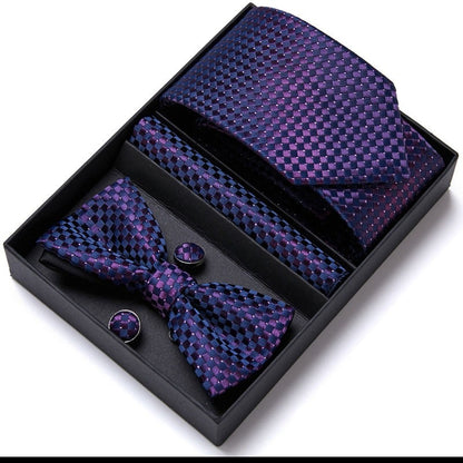 Gift Box Floral Necktie Set