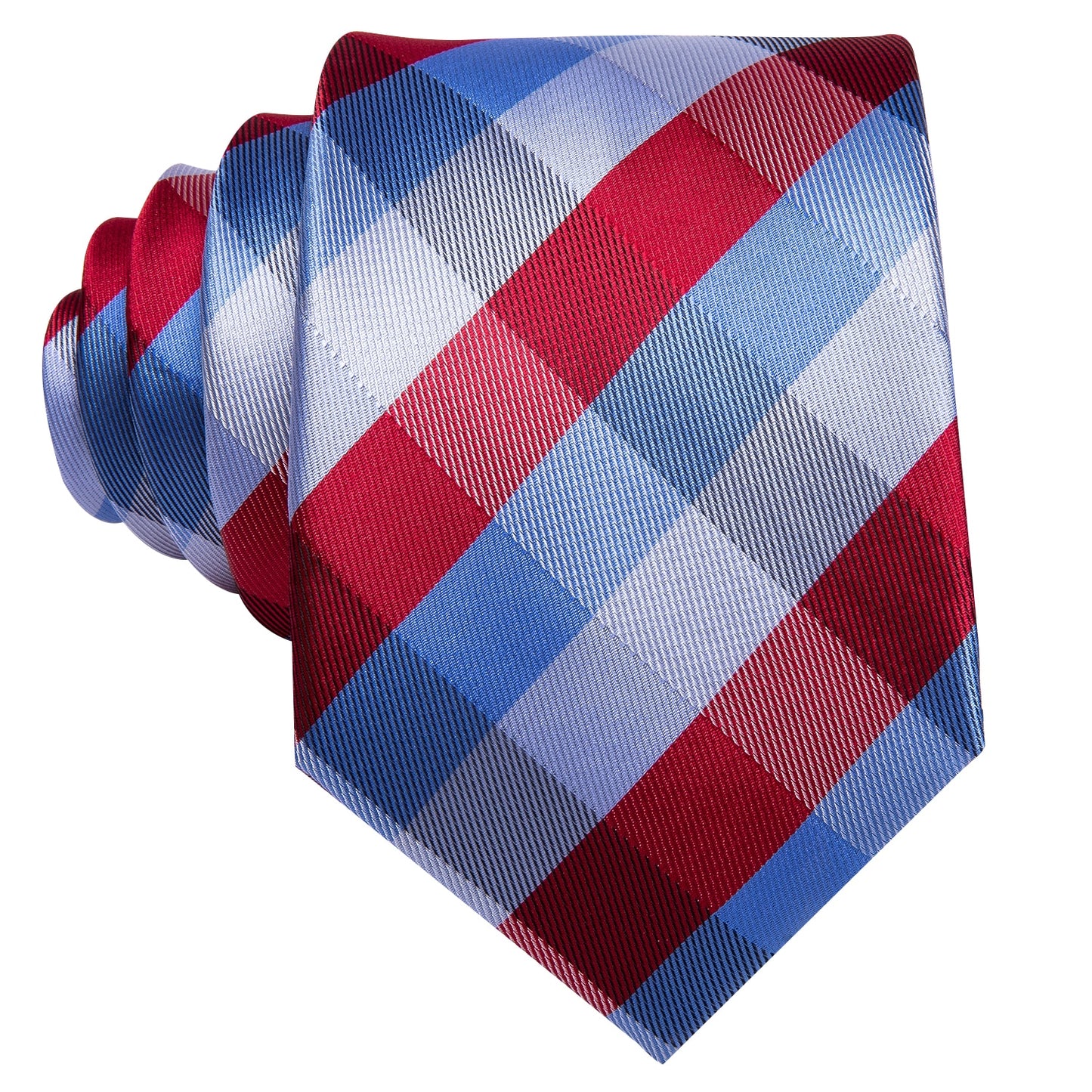 Plaid Silk Tie Set