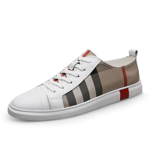 Mens Genuine Leather Sneakers