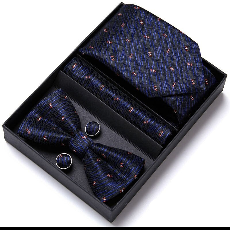 Gift Box Floral Necktie Set