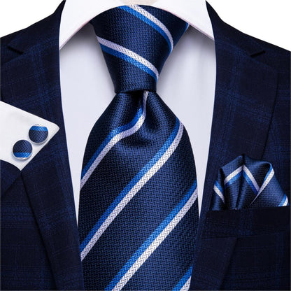 Blue Fashion Business Tie Set