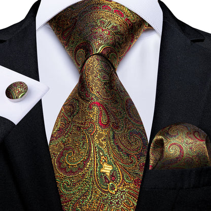 Luxury Business Paisley Tie Set