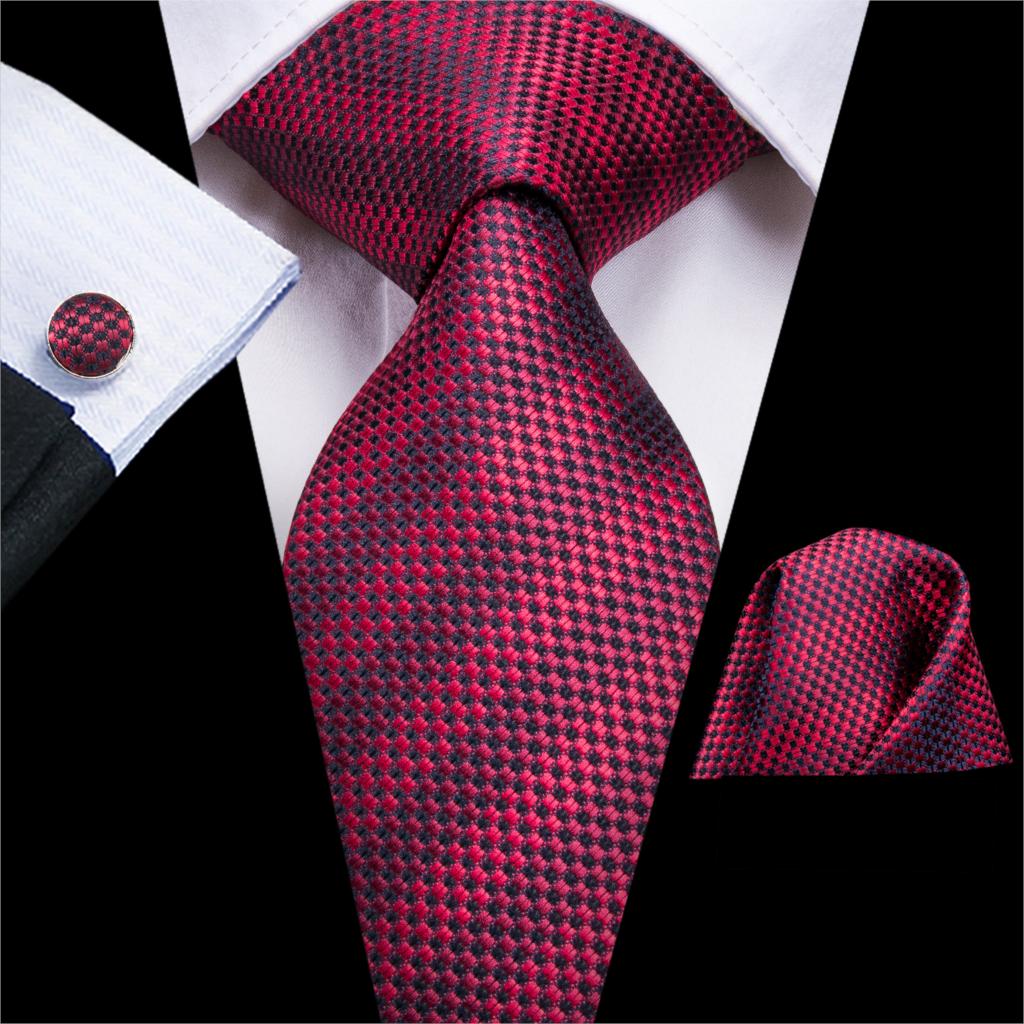 Burgundy Paisley Silk Tie