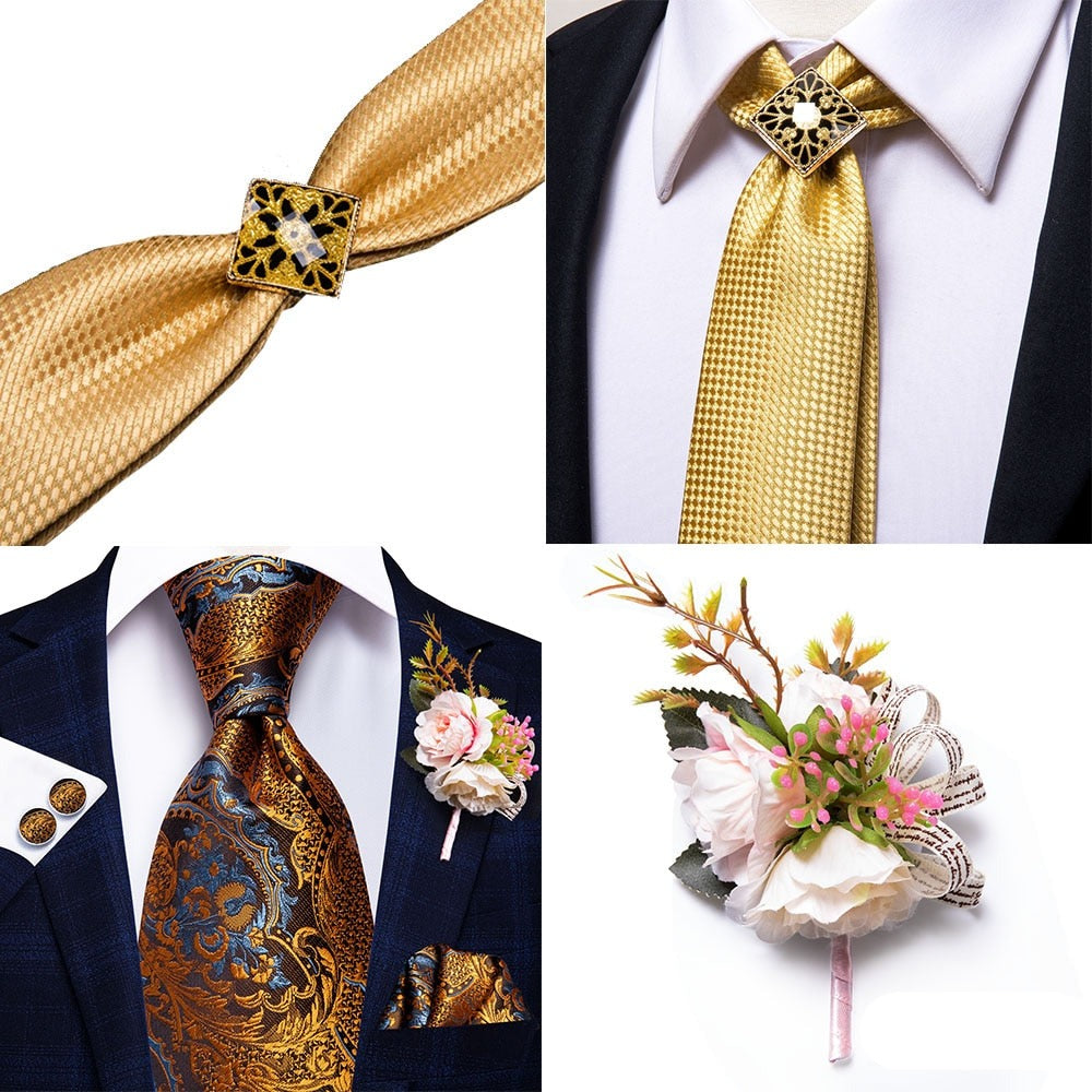 Business Classic Solid Neck Tie