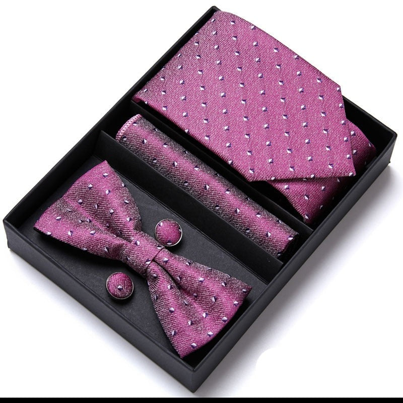 Gift Box Floral Necktie Set