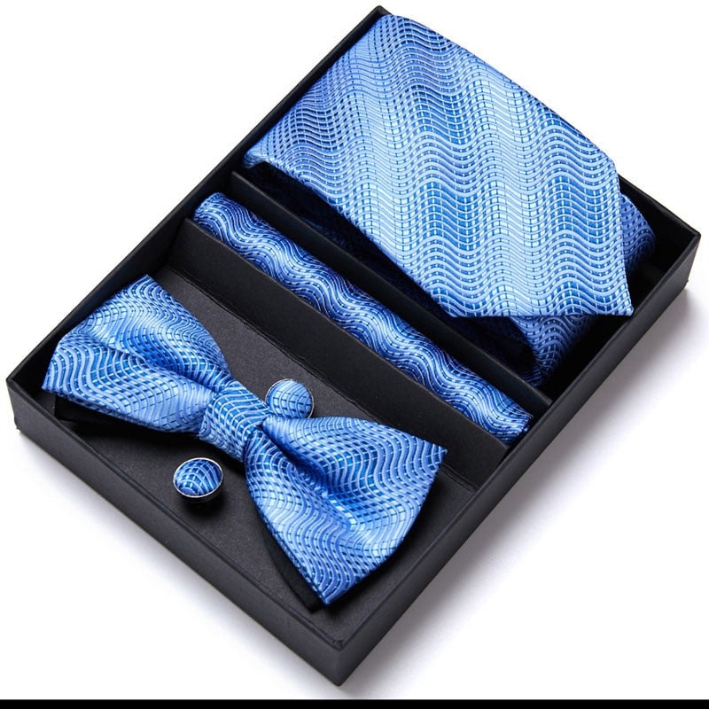 Gift Box Floral Necktie Set