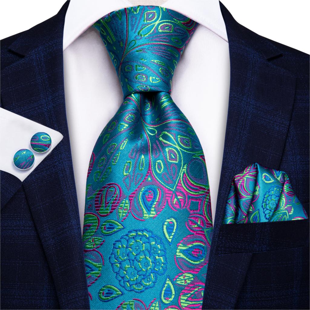 Blue Fashion Business Tie Set