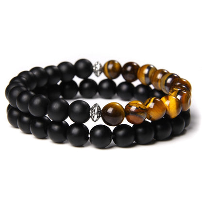 Tiger Eye Obsidian Bracelet