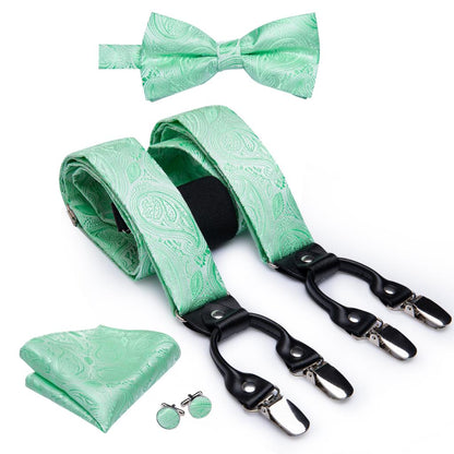 Luxury Bow Tie & Elastic Suspenders