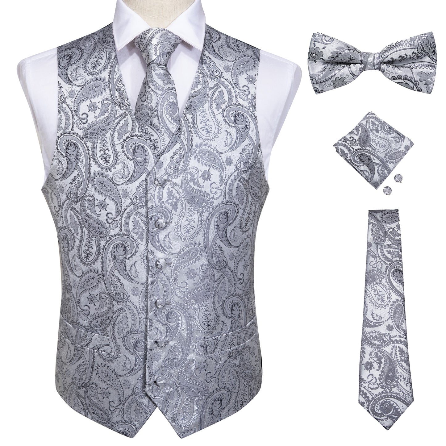 Classic Suit Vest Tie Set