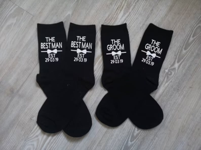 Personalised Wedding Socks