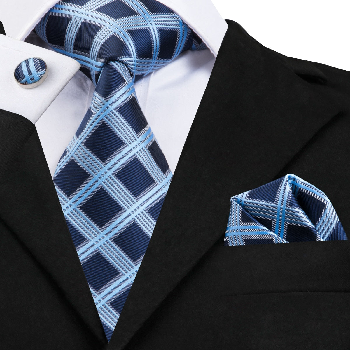 Blue Striped Novelty Tie