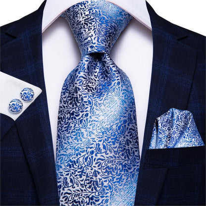 Blue Fashion Business Tie Set