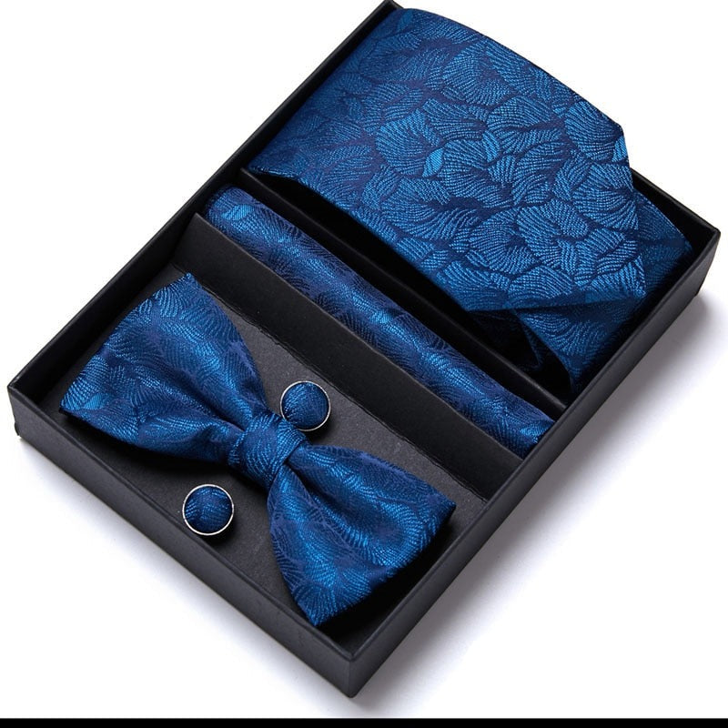 Gift Box Floral Necktie Set