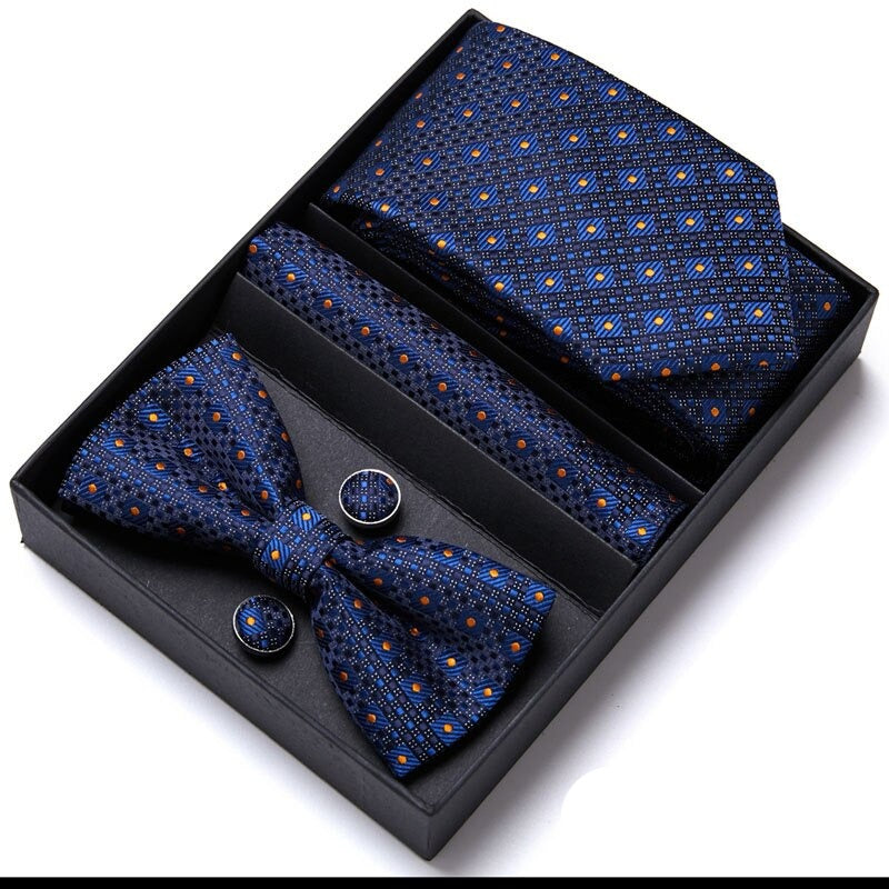 Gift Box Floral Necktie Set