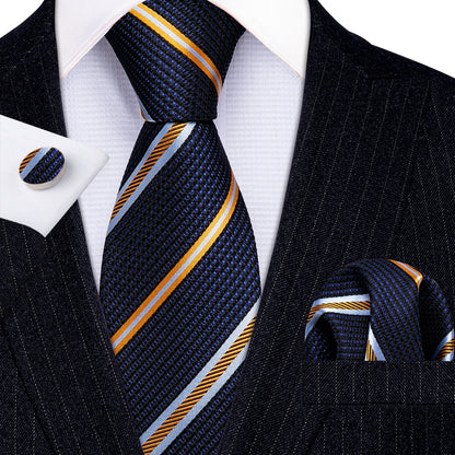 Striped Silk Tie Set