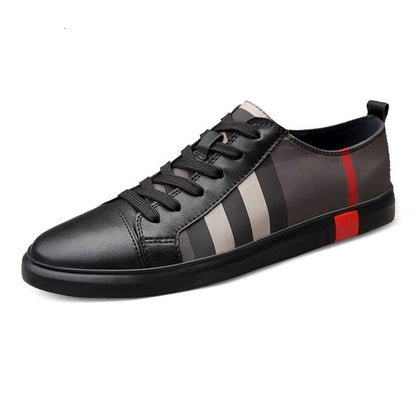 Mens Genuine Leather Sneakers