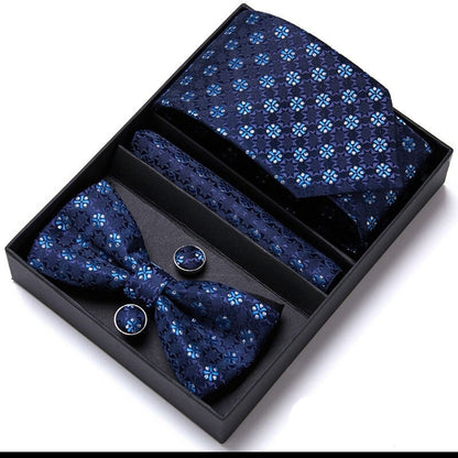 Gift Box Floral Necktie Set