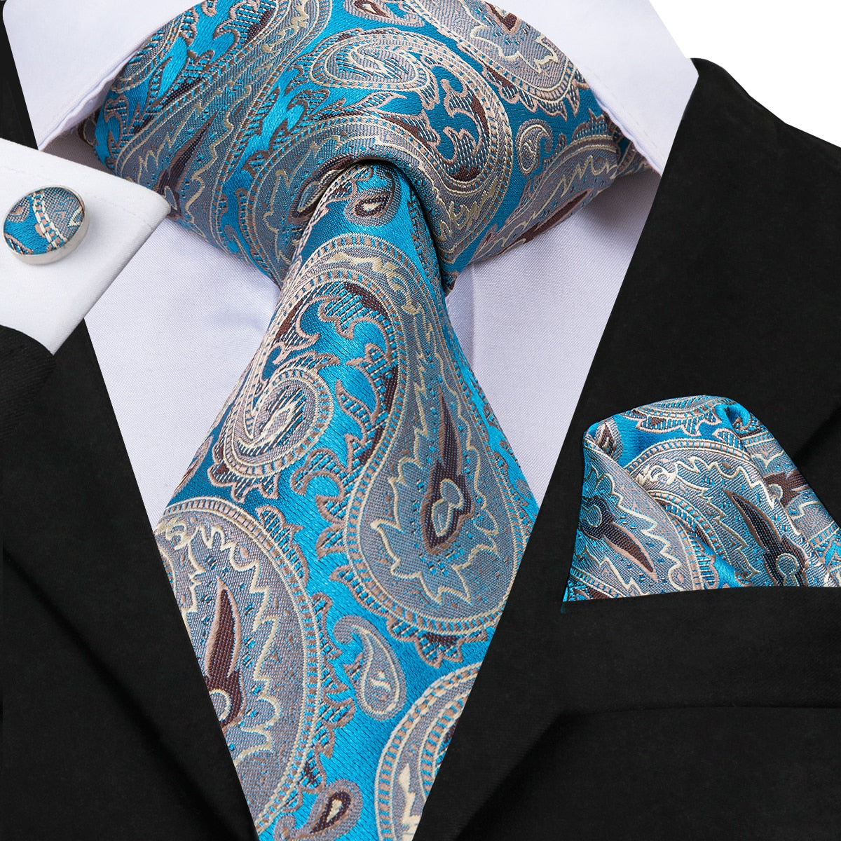 Blue Striped Novelty Tie