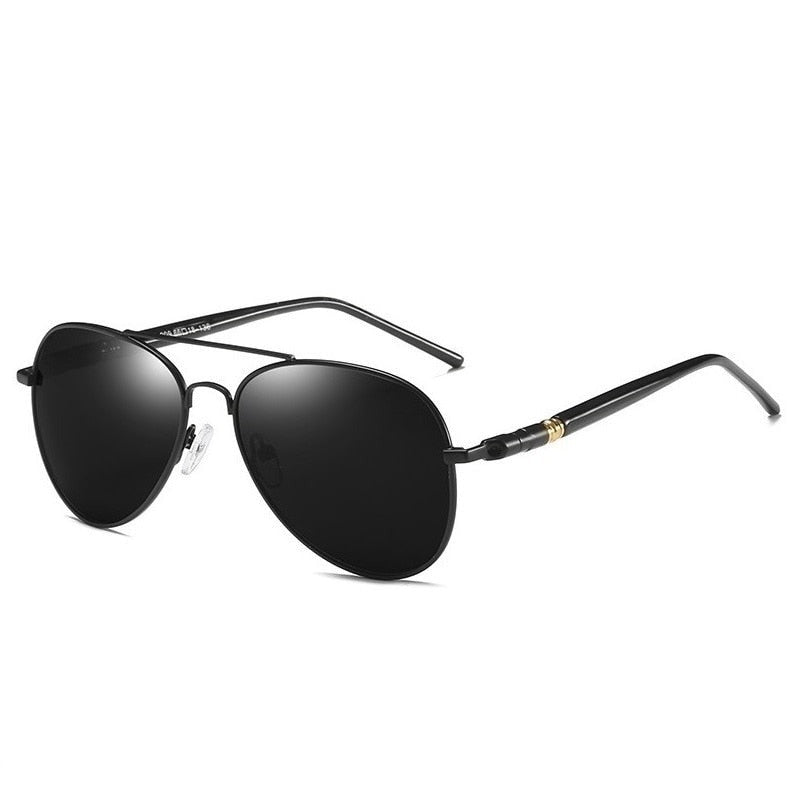 Black Pilot UV400 Sunglasses