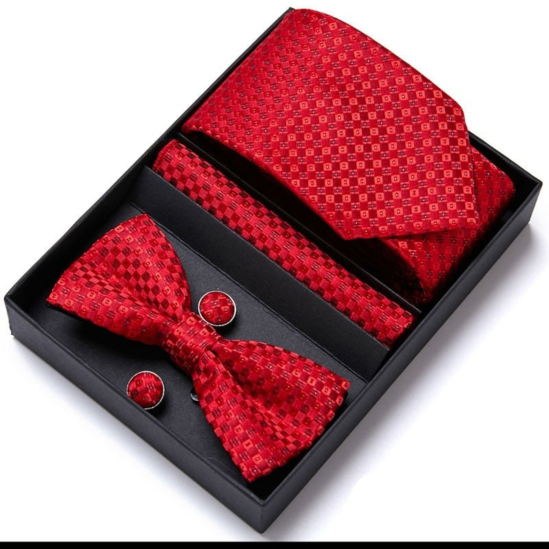 Gift Box Floral Necktie Set