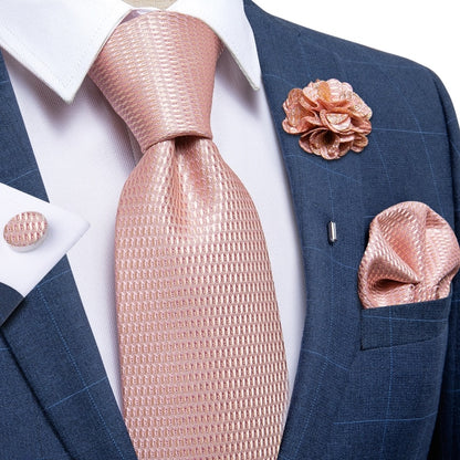 Tie Pocket Square Cufflinks Set