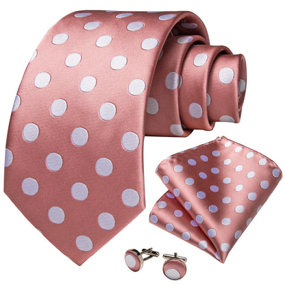 Dot Plaid Floral Ties Set