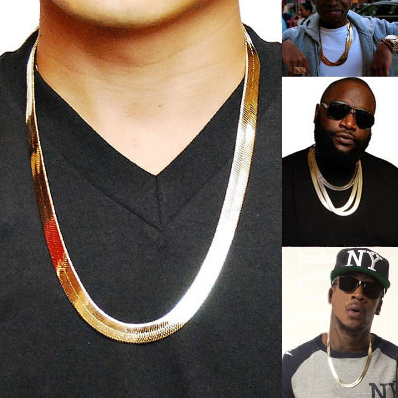 Mens Necklace Long Choker