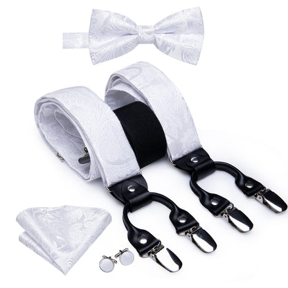 Luxury Bow Tie & Elastic Suspenders