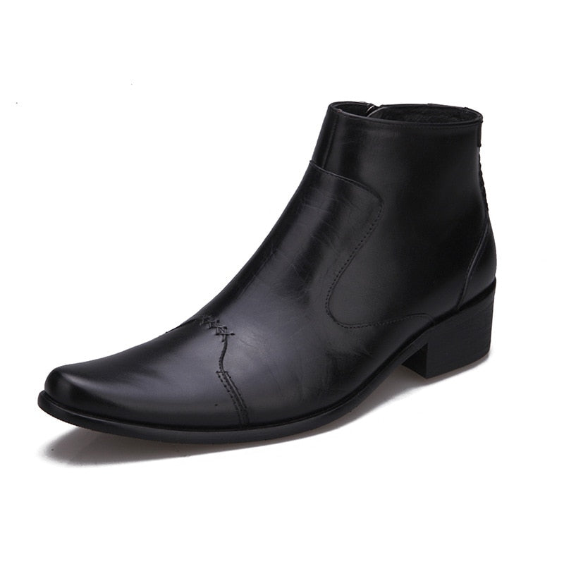 Luxury Mens Genuine Leather Boots