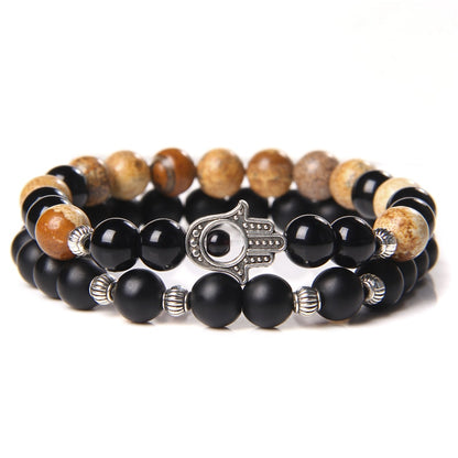 Tiger Eye Obsidian Bracelet