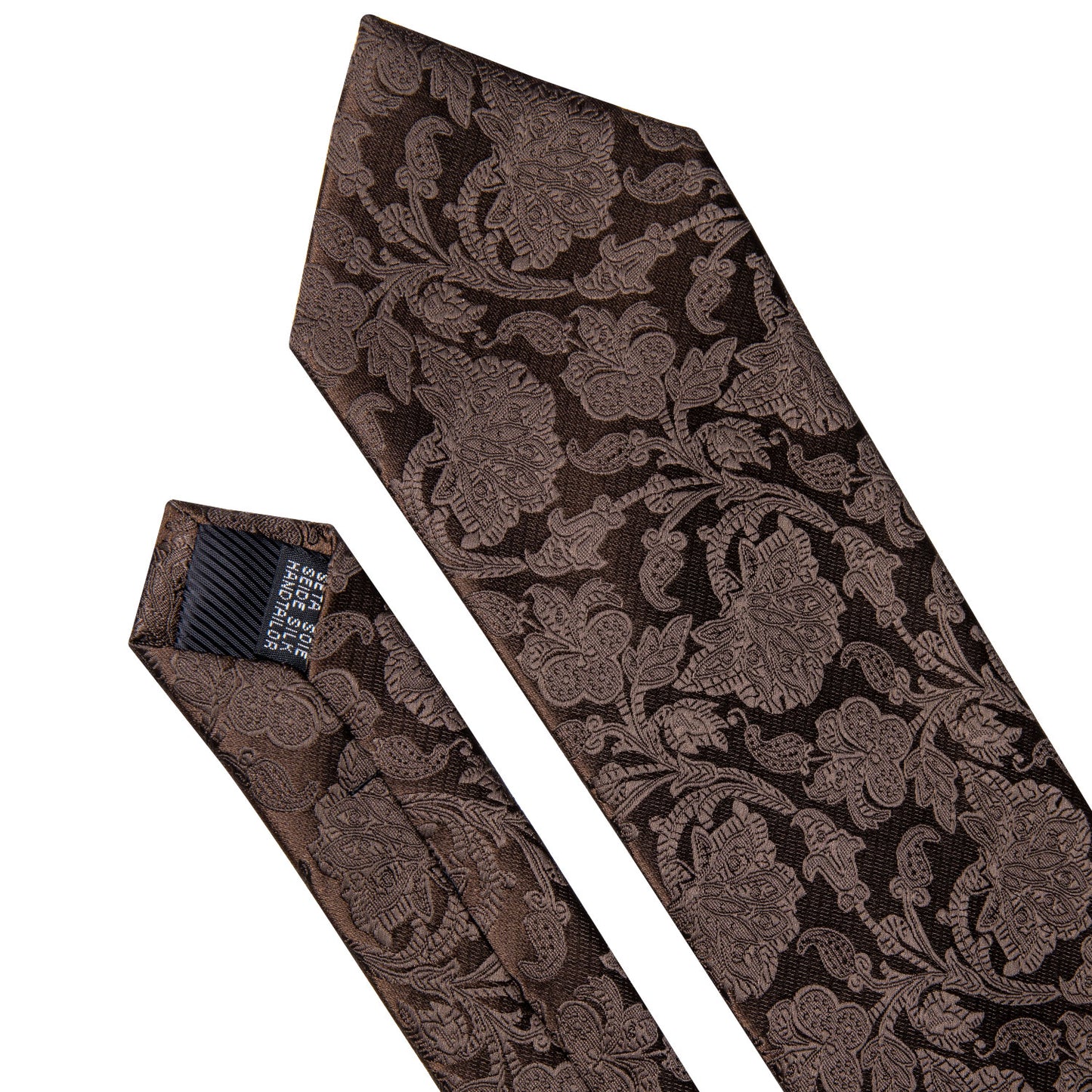 Floral Silk Tie Hanky Set