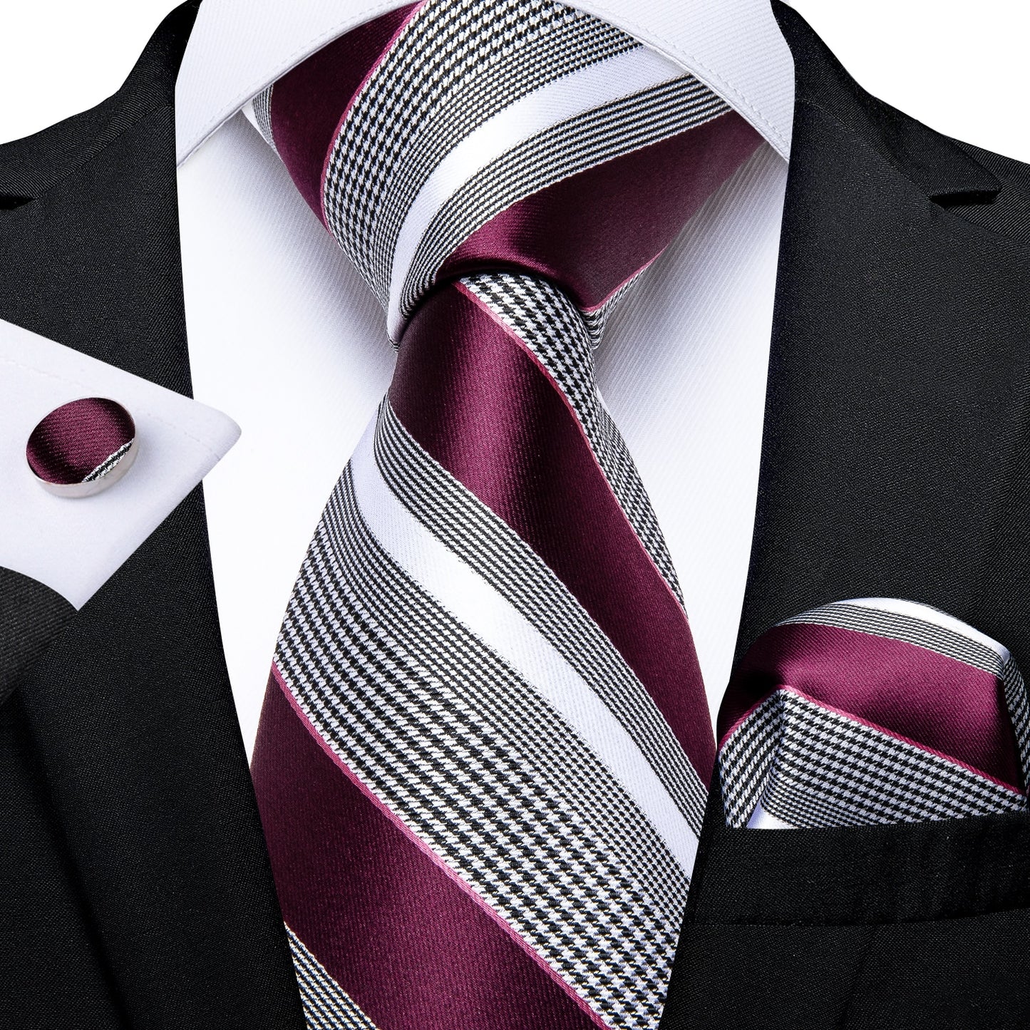 Fashion Striped Tie Set