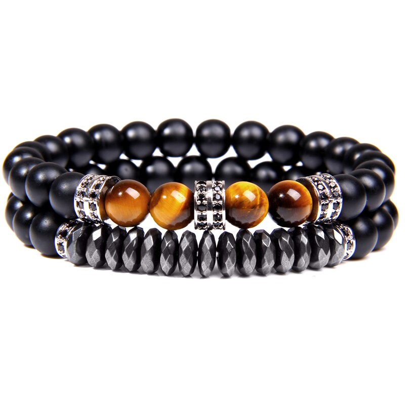 Tiger Eye Obsidian Bracelet