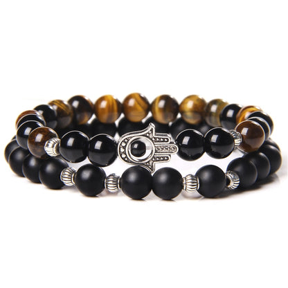 Tiger Eye Obsidian Bracelet