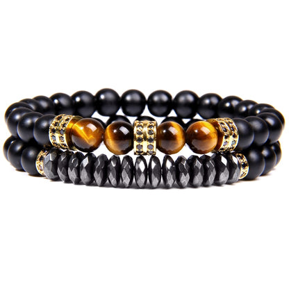 Tiger Eye Obsidian Bracelet