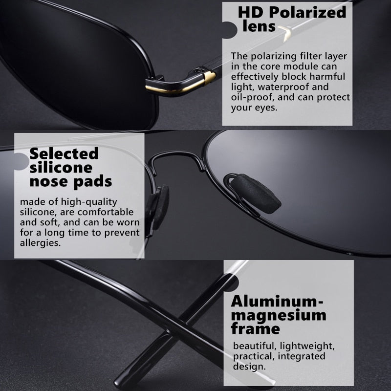 Titanium Alloy Polarized Sunglasses